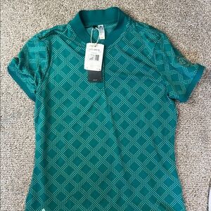 Adidas NEW Turquoise Women’s GOLF Polo Shirt Small